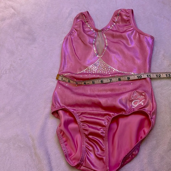 GK Girl’s Suni Pretty In Pink Gymnastics Leotard Kids | Color: Pink | Size: AS - Picture 5 of 6